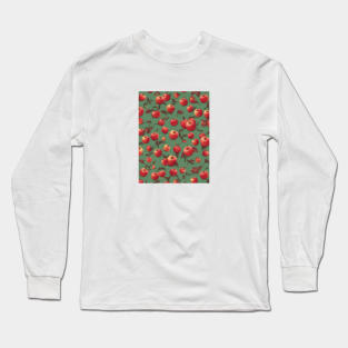 Apples Wildflower Flora Since Bloom Vintage Long Sleeve T-Shirt